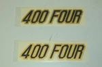 Pair Dry Decals Adhesive Logo Side Panels Honda Cb 400 Four AD7701222 New. Price: $27.43.