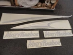 Misty Harbor 140507-01 Graphic Decal Set Of (5) Grey & White Marine Boat New. Price: $69.97.
