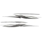 Crownline Boat Hull Graphic Decals 22025 98 3/4 Inch (set Of 4) New. Price: $229.22.