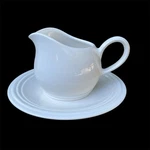Pfaltzgraff White Gravy Boat And Underplate Terrace Lilac Set Discontinued Used. Price: $14.97.