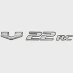 Suncatcher Boat Model Decal Sticker 73405331 V22 Rc Silver Black New. Price: $33.13.