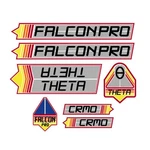 Falcon Pro - Theta Decal Set Old School Bmx Brand. Price: $53.89.
