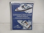 Monterey Supersport & Cruiser Owner's Manual Blue 63102600-02-MANU Boat New. Price: $19.95.