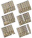 Hardline Products BRBLK320 Boat Lettering 3" Registration Kit New. Price: $21.45.