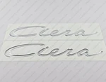 Bayliner Ciera Boat Logo Chrome Raised Domed 3D Decals 13.5" X 2.4" 2PCS. New. Price: $52.24.