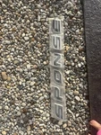 Malibu Boat Raised Brand Decal 5992889 Black Silver Plastic Only Letters Sponse New. Price: $50.00.