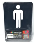 Bathroom 2PC Restroom Set Men & Woman 2-PIECE Wall Decal New. Price: $20.95.