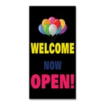 Welcome Now Open Baloon New Business Decal Sticker Retail Store Sign. Price: $9.49.