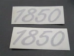 Lund 1850 Decal Pair Of (2) 3/8" X 1" Marine Boat New. Price: $19.95.