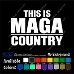 This Maga Country Decal Sticker Pro Trump Support Political Usa King Anti Dem New. Price: $5.22.