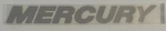 Oem Mercury Decal 8M0109740 Cowling Logo Wordmark Silver Nos Used. Price: $25.00.