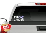 Street Legal Decals Fck Cancers Purple Ribbon 8'' New. Price: $20.00.