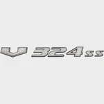 Suncatcher Boat Raised Emblem Decal Sticker 73405581 V324SS Silver New. Price: $50.23.