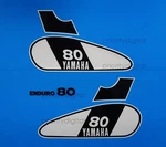 1975 75' Yamaha Gt 80B Enduro 5PC Fuel Tank Decal Graphic Mx Stickers Motorcycle New. Price: $26.99.
