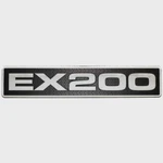 Excel Boat Raised Emblem Model Decal EX200 Silver Sticker New. Price: $25.09.