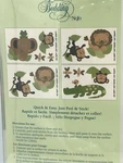 Nojo Baby Safari Wall Decals Monkey,elephant,lion,alligator - Discontinued New. Price: $17.99.