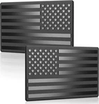 2 Pack Car Flag Sticker, Black 3D Decal For Vehicles, 5"X 3" Color: New. Price: $14.24.