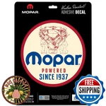 Mopar Adhesive Vinyl Decal - Classic Sticker For Car, Window, Water Bottle New. Price: $24.69.