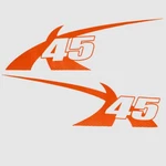 Mastercraft Boat Hull Decals 7501573 X45 Orange Stickers (set Of 2) New. Price: $149.22.