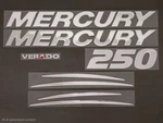 Mercury Motor Engine Decals Stickers Raised Domed 3D Gel New. Price: $126.00.