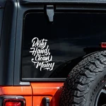 Gritkulture Dirty-hands-clean-money Decal Sticker For Vehicle Truck Bumper Ca... New. Price: $17.09.