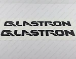 Glastron Boat Logo Black Raised Domed 3D Decals Stickers 22" X 2.8" 2PCS New. Price: $75.05.