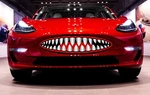 Tesla Shark Mouth Sharp Teeth Custom Front Bumper Sticker Free Ship! New. Price: $44.99.