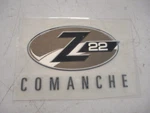 Ranger Z22 Comanche Raised Emblem Decal Black / Silver 7604277 Marine Boat New. Price: $19.95.