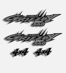 Yamaha Grizzly 4X4 660 Edition Atv Tank Decal Sticker Kit Custom Silver New. Price: $17.99.