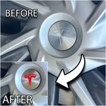 Custom Fit Tesla Model Y 3 Wheel Rims Hubcup Covers Emblem Logo Decal Sticker New. Price: $12.97.