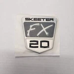 New Authentic Skeeter Emblem FX20 Black/ Chrome 4"-91171510. Price: $52.99.
