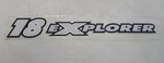 Triton 18 Explorer Raised Decal 17 3/4" 1/2" 1909944 Marine Boat New. Price: $44.95.