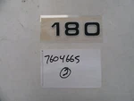 Ranger 180 Raised Emblem Decal 1/4" X 5/8" 7604665 Black & White Marine Boat New. Price: $19.95.
