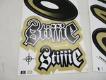 Stiffie Alphanumberic Id Decal Kit Gold & Black 26-WL41 Marine Boat New. Price: $19.95.
