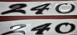 Sea Ray Sundancer Decals 240 Stickers (set Of 2) New. Price: $34.00.
