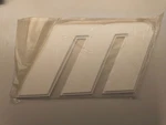 Emblem, Malibu Lg-white, '20- ("m" Only) New. Price: $50.00.