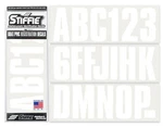 Stiffie Uniline UL03 White Boat Pwc Id Numbers Decals Registration Sticker Bass New. Price: $20.95.