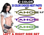 Tahoe Boat Decals Tracker Hull Side Replacement 30 Color Choices New. Price: $48.00.
