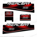 Fits Mercury 25HP Decal Kit - 1994 1998 Discontinued Reproductions! New. Price: $79.95.