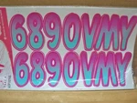 3" Identification Marine Watercraft Number Letter Kit Boat Jet Ski Wave Runner. Price: $19.99.