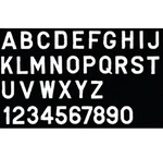 Seachoice 74731 Gothic Letter-white W-10PACK New. Price: $30.43.