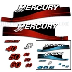 Fits Mercury 40/50/60 Hp Outboard Decal Kit - Blue Or Red New. Price: $99.95.