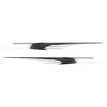 Larson 2012 Lg 147354-01 Black Silver 122" X 8 1/2" Decal Set Of Boat New. Price: $119.95.