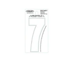Hardline Products 3SCWP7 Boat Marine Grade 3" White #7 Registration Number Each New. Price: $6.95.