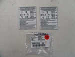 Lund A14 Canadian Compliance Notice Decal Pair (2) 2031152 White & Black Boat New. Price: $19.95.