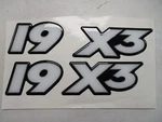 Ranger Boats X3 Raised Decal (set Of 2) Black / White Silver 1944691 New. Price: $19.95.
