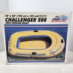 Vintage Intex Challenger 200 Two Person Boat 78"X48" The Sport Set Discontinued New. Price: $89.00.
