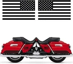 American Flag Sticker - 5" X 3" (1 Pair) Vinyl, Die Cut Matte Black New. Price: $14.60.