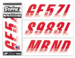 Stiffie Techtron TT27 Boat Pwc Letter Number Decal Registration Seadoo Red White New. Price: $23.95.