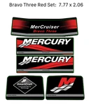 Mercruiser Bravo Three Self Adhesive Vinyl Waterproof Sticker Decal Set New. Price: $17.50.